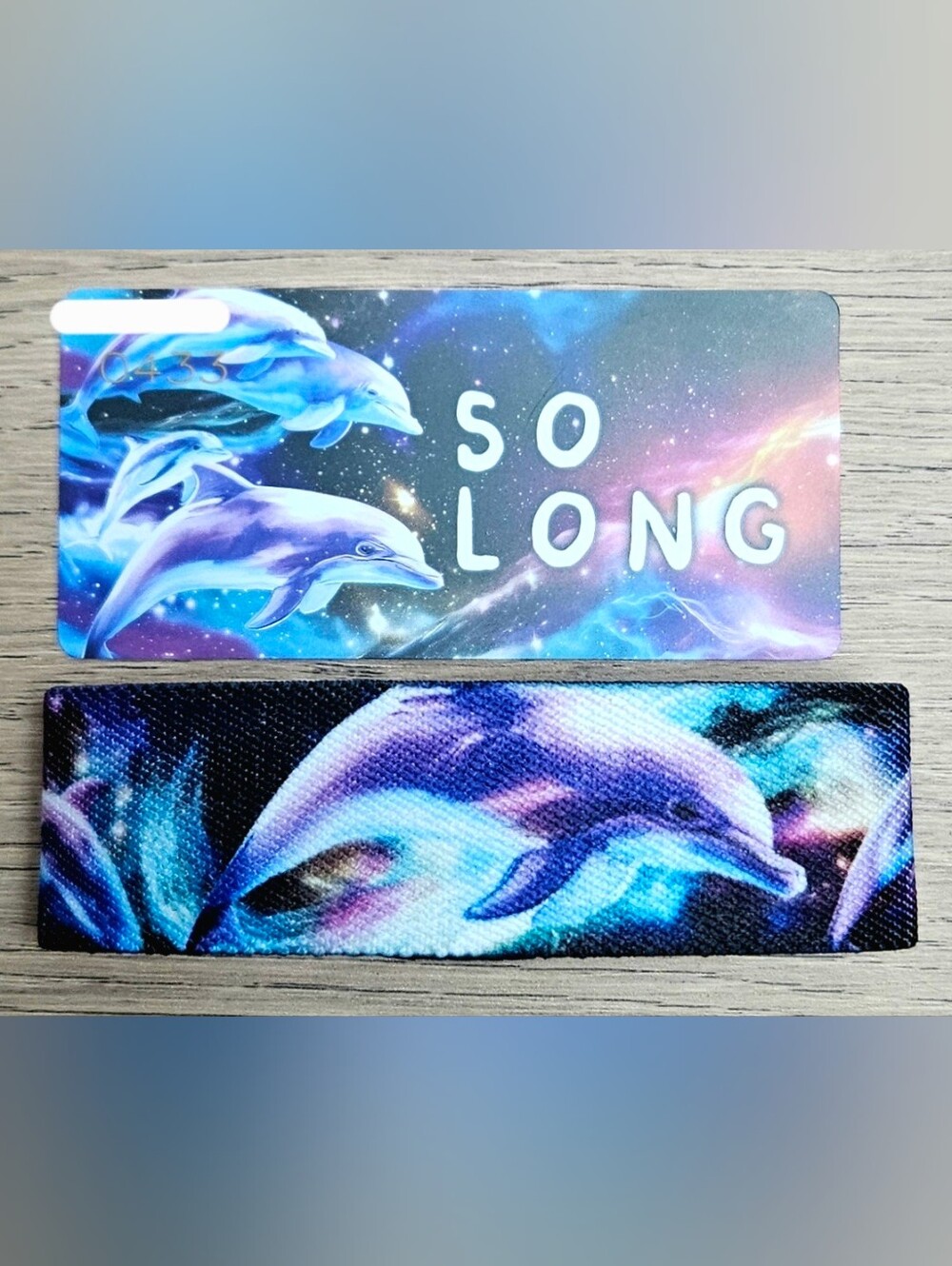ZOX "SO LONG" #433 Interactive Unredeemed MD DOLPHIN BLOG Collectible Wristband